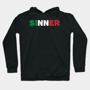 Jannik Sinner Italian tennis champion team Hoodie